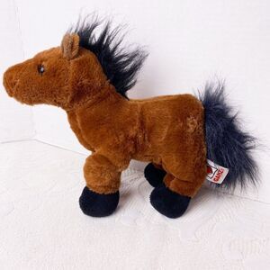 Webkinz Brown Arabian Horse - No Code Ganz Brown Plush Stuffed Animal